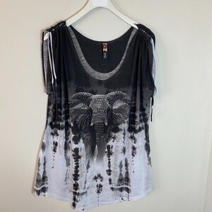 BIG BANG USA Rhinestone Elephant Size XL